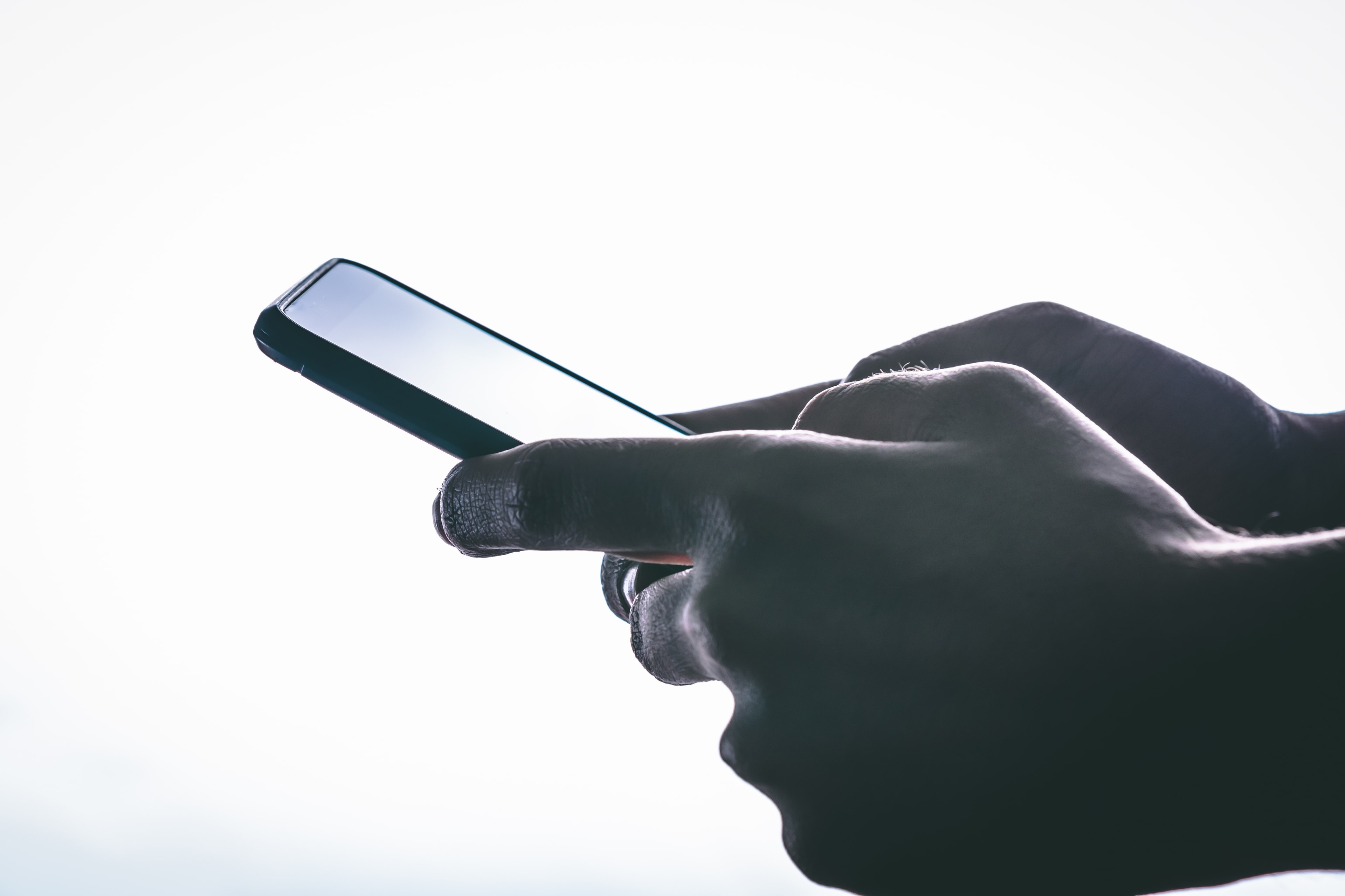 Social media marketing on smartphone